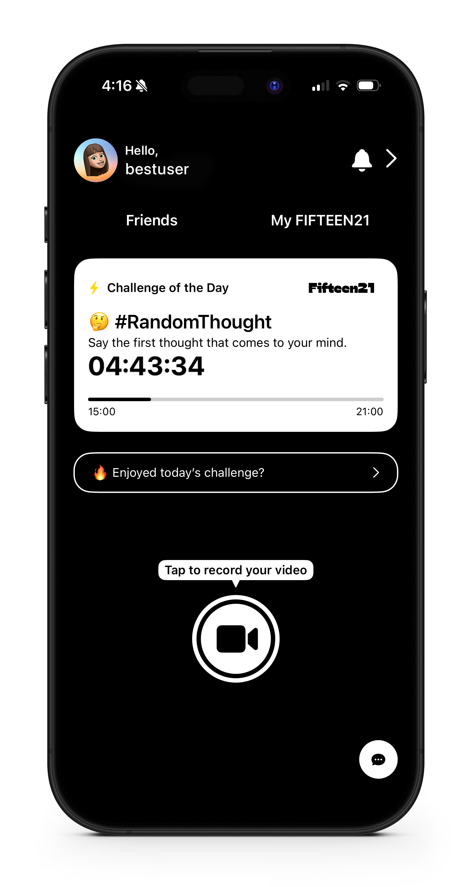 Fifteen21 screenshot